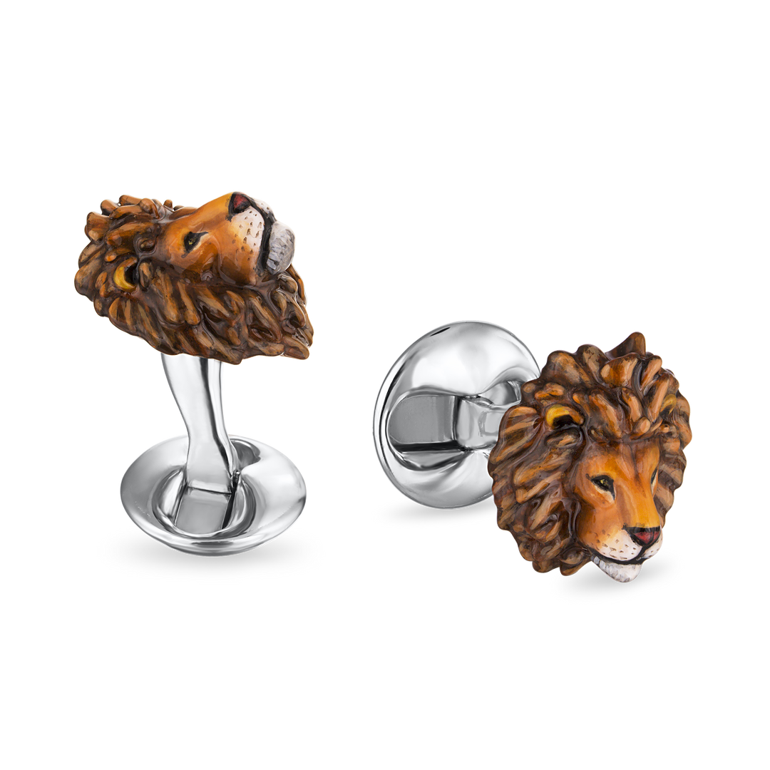 Estate Sterling Lion Head selling Cufflinks